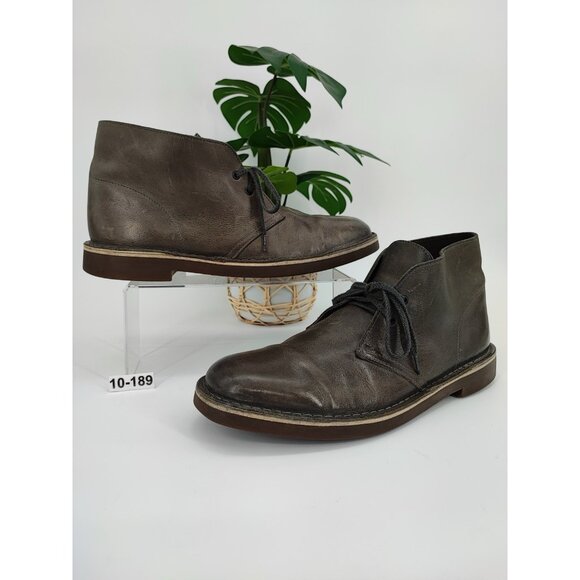 Clarks Men\'s Bushacre 2 Chukka Brown Leather Boots Size 10M US main image 6